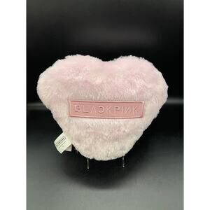 BlackPink Heart Shape Pink Plush Music Light up Pillow by YG Entertainment 2020